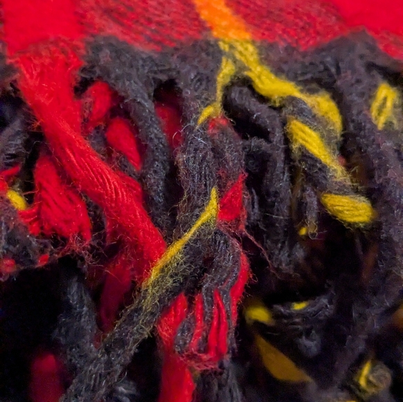 Vtg 60 s Picnic/StADIUM Plaid Faribo Wool Blanket approx. 50”x51 100%  USA - Picture 6 of 7